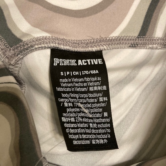 NWT Pink Seamless High Waist Full Length Tight - Whisper Grey Marble - Picture 9 of 12